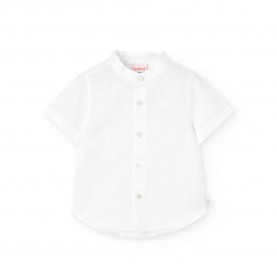 риза,с,къс,ръкав,детски,ризи,boboli,linen,short,sleeve,shirt,white