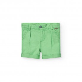 Къси панталони Boboli Linen shorts - Green (Grass) къси,панталони,мъжки,панталони,дамски,панталони,boboli,linen,shorts,green,(grass)