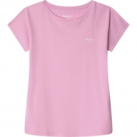 тениска,детски,тениски,pepe,jeans,bloomy,short,sleeve,t,shirt,pink,(sundae,pink)