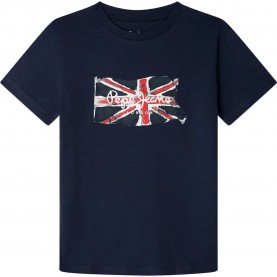 тениска,детски,тениски,pepe,jeans,clag,short,sleeve,t,shirt,navy,(blue)