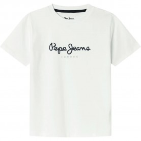 Тениска Pepe jeans New Art short sleeve T-shirt - White тениска,детски,тениски,pepe,jeans,new,art,short,sleeve,t,shirt,white