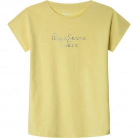 тениска,мъжки,тениски,дамски,тениски,pepe,jeans,nuria,short,sleeve,t,shirt,yellow,(sorbet,lemon,yellow)