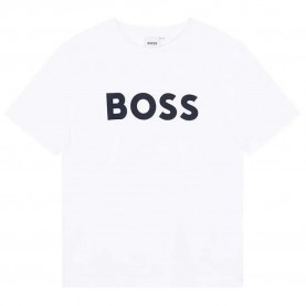 тениска,детски,тениски,boss,j25p24,short,sleeve,t,shirt,white