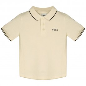 детски,блузи,с,яка,boss,j52094,short,sleeve,polo,sand,(beige)
