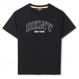 тениска,детски,тениски,dkny,d62237,short,sleeve,t,shirt,black