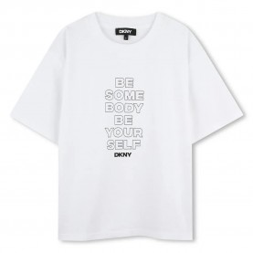 тениска,детски,тениски,dkny,d62307,short,sleeve,t,shirt,white