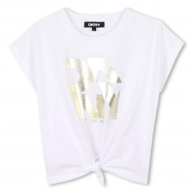 тениска,детски,тениски,dkny,d62309,short,sleeve,t,shirt,white