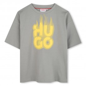 тениска,детски,тениски,hugo,g00338,short,sleeve,t,shirt,grey