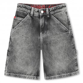 къси,панталони,детски,панталони,hugo,g00376,shorts,grey