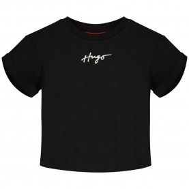 тениска,детски,тениски,hugo,g00389,short,sleeve,t,shirt,black