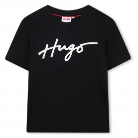 тениска,детски,тениски,hugo,g00390,short,sleeve,t,shirt,black