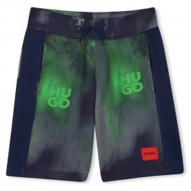 къси,панталони,детски,панталони,hugo,g00422,shorts,green