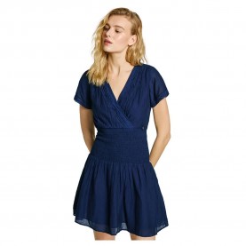 рокля,дамски,поли,и,рокли,pepe,jeans,dea,long,sleeve,short,dress,blue