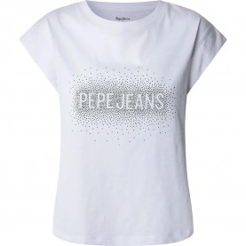 тениска,дамски,тениски,pepe,jeans,raya,short,sleeve,t,shirt,white,(white)