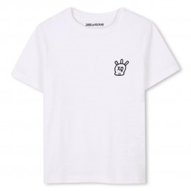 тениска,детски,тениски,zadig,&,voltaire,x60392,short,sleeve,t,shirt,white