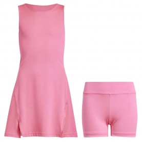 Рокля Adidas Club sleeveless dress - Pink (Lucid Pink) рокля,дамски,поли,и,рокли,adidas,club,sleeveless,dress,pink,(lucid,pink)