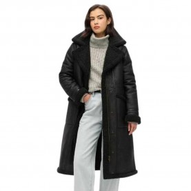 яке,дамски,якета,и,палта,superdry,faux,shearing,longline,jacket,black