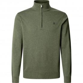 блуза,мъжки,пуловери,hackett,hm703317,half,zip,sweater,thyme,green,(green)
