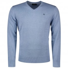 блуза,мъжки,пуловери,hackett,hm703313,v,neck,sweater,blue,(sea,blue)