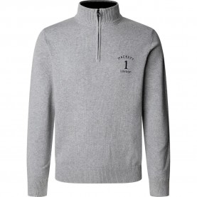 блуза,мъжки,пуловери,hackett,heritage,no.1,half,zip,sweater,grey