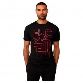 тениска,мъжки,тениски,hackett,laser,graphic,short,sleeve,t,shirt,black