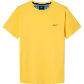 тениска,мъжки,тениски,hackett,swim,trim,arch,short,sleeve,t,shirt,summer,yellow,(yellow)