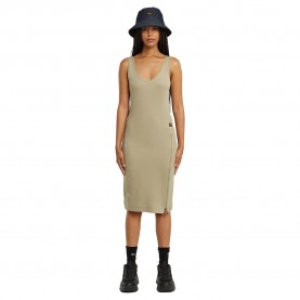 рокля,дамски,поли,и,рокли,g,star,asymmetric,zip,sleeveless,dress,beige