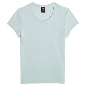тениска,дамски,тениски,g,star,eyben,slim,2.0,short,sleeve,v,neck,t,shirt,plein,air,(green)