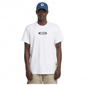 тениска,мъжки,тениски,g,star,old,skool,logo,short,sleeve,t,shirt,white
