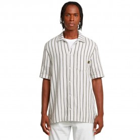 Риза с къс ръкав G-Star One Pkt Regular short sleeve shirt - Beige (Shadow Olive Bold Stripe) риза,с,къс,ръкав,мъжки,ризи,g,star,one,pkt,regular,short,sleeve,shirt,beige,(shadow,olive,bold,stripe)