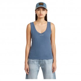 тениска,дамски,тениски,g,star,slim,rib,sleeveless,t,shirt,blue,(mid,blue)