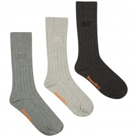 чорапи,мъжки,чорапи,superdry,socks,3,pairs,grey,(grey,marl)