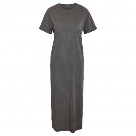 рокля,дамски,поли,и,рокли,noisy,may,brandy,short,sleeve,long,dress,grey,(obsidian,washed)