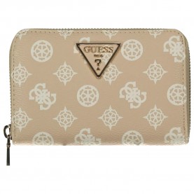 портфейли,и,портмонета,guess,laurel,slg,large,zip,wallet,sand,logo,(beige,brown)