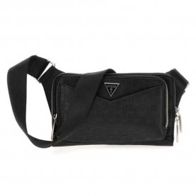 чанта,guess,siena,double,compart,waist,bag,black