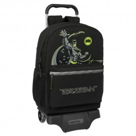 раница,раници,safta,batman,game,over,wheeled,backpack,multicolor,(black)