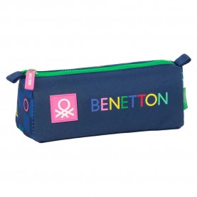 канцеларски,принадлежности,safta,benetton,damero,pencil,case,multicolor,(blue)