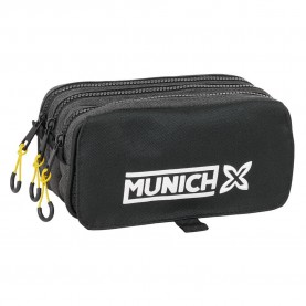 канцеларски,принадлежности,safta,big,triple,munich,topo,pencil,case,black,(multicolor)