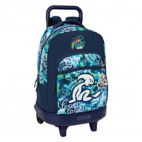 раница,раници,safta,compact,el,niño,kook,wheeled,backpack,multicolor,(blue)