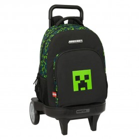 раница,раници,safta,compact,evolutive,minecraft,tnt,wheeled,backpack,multicolor,(black)