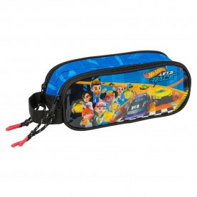 канцеларски,принадлежности,safta,double,hot,wheels,let´s,race,pencil,case,blue,(multicolor)