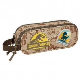 канцеларски,принадлежности,safta,double,jurassic,world,pencil,case,brown,(multicolor)
