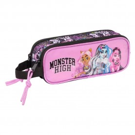 канцеларски,принадлежности,safta,double,monster,high,drama,pencil,case,pink,(multicolor)
