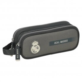 канцеларски,принадлежности,safta,double,real,madrid,3ª,equipacion,24,25,pencil,case,grey,(multicolor)