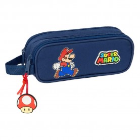 канцеларски,принадлежности,safta,double,super,mario,trick,pencil,case,blue,(multicolor)