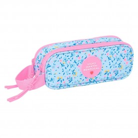 канцеларски,принадлежности,safta,double,vmb,paraíso,pencil,case,pink,(multicolor)