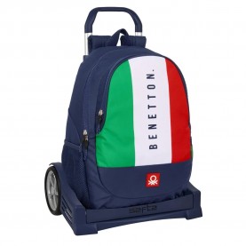 раница,раници,safta,evolution,trolley,benetton,flag,wheeled,backpack,multicolor,(blue)
