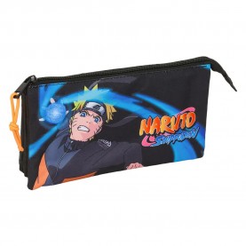 канцеларски,принадлежности,safta,triple,naruto,pencil,case,black,(multicolor)