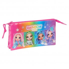 канцеларски,принадлежности,safta,triple,rainbow,high,shine,pencil,case,multicolor,(multicolor)