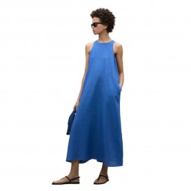 Рокля Ecoalf Ukara dress - Mediterranean Blue рокля,дамски,поли,и,рокли,ecoalf,ukara,dress,mediterranean,blue